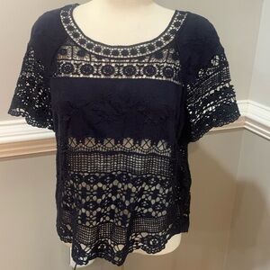 Anthropologie Crochet/ Knit Woman’s Top